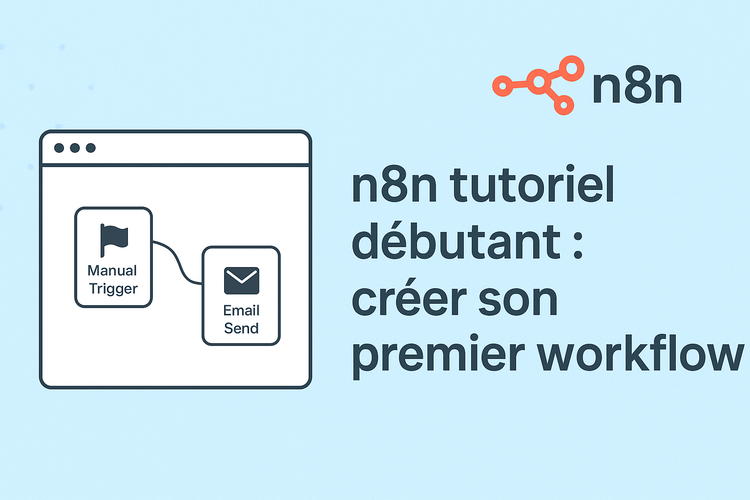 n8n tutoriel débutant : créer son premier workflow