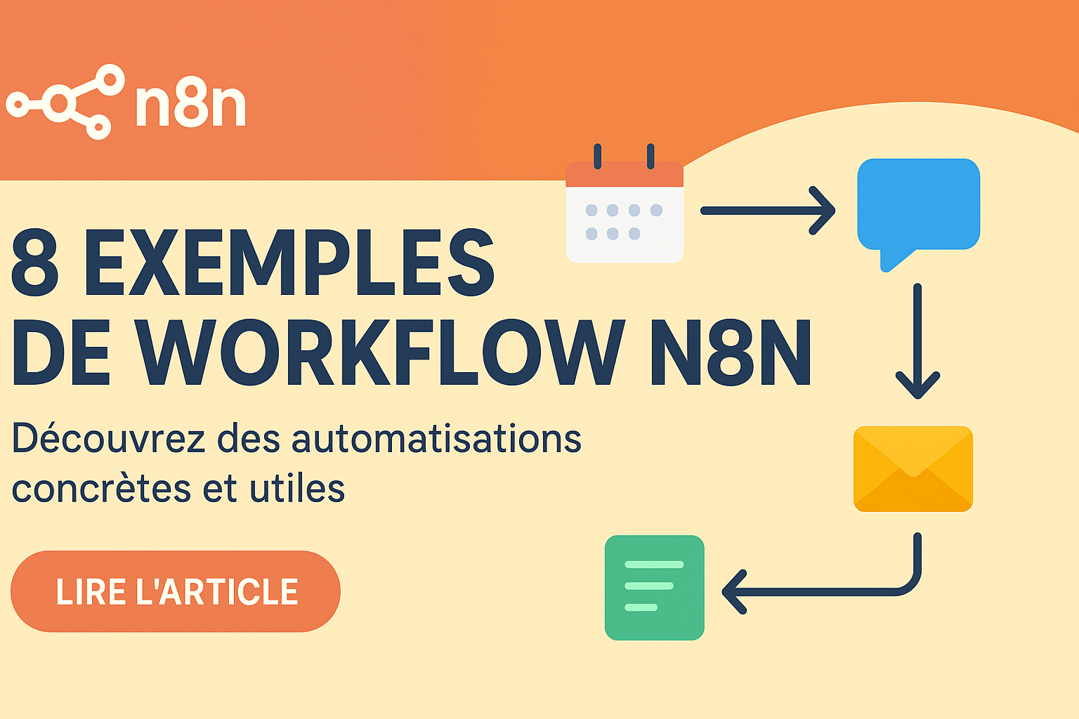 8 exemples de workflow n8n