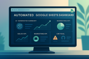 Automatisation tableau de bord IA avec ChatGPT