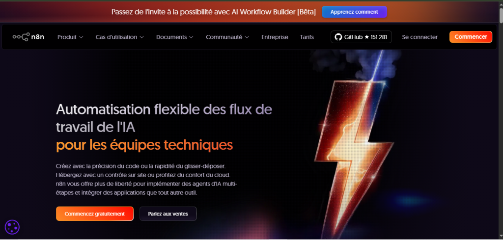 n8n tutoriel débutant : créer son premier workflow