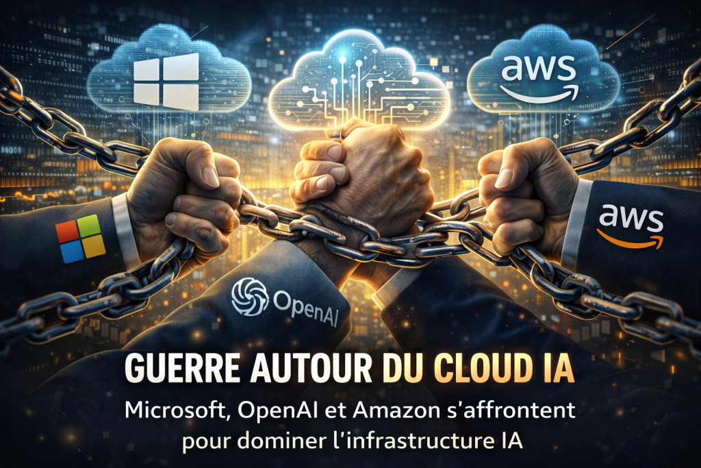 Cloud IA : pourquoi l’accord OpenAI, Amazon et Microsoft secoue toute la tech
