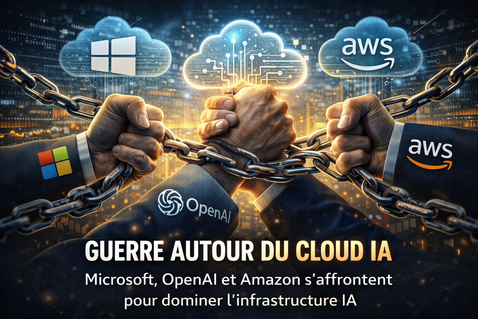 Cloud IA : pourquoi l’accord OpenAI, Amazon et Microsoft secoue toute la tech